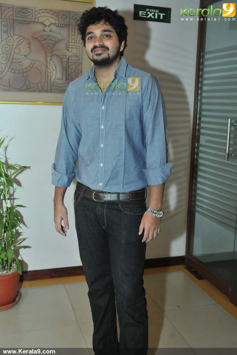 Farhan Fazil during the music launch of Rajeev Ravi's upcoming movie Njan Steve  Lopez in the city.