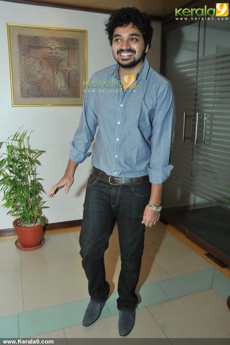 Farhan Fazil during the music launch of Rajeev Ravi's upcoming movie Njan Steve  Lopez in the city.