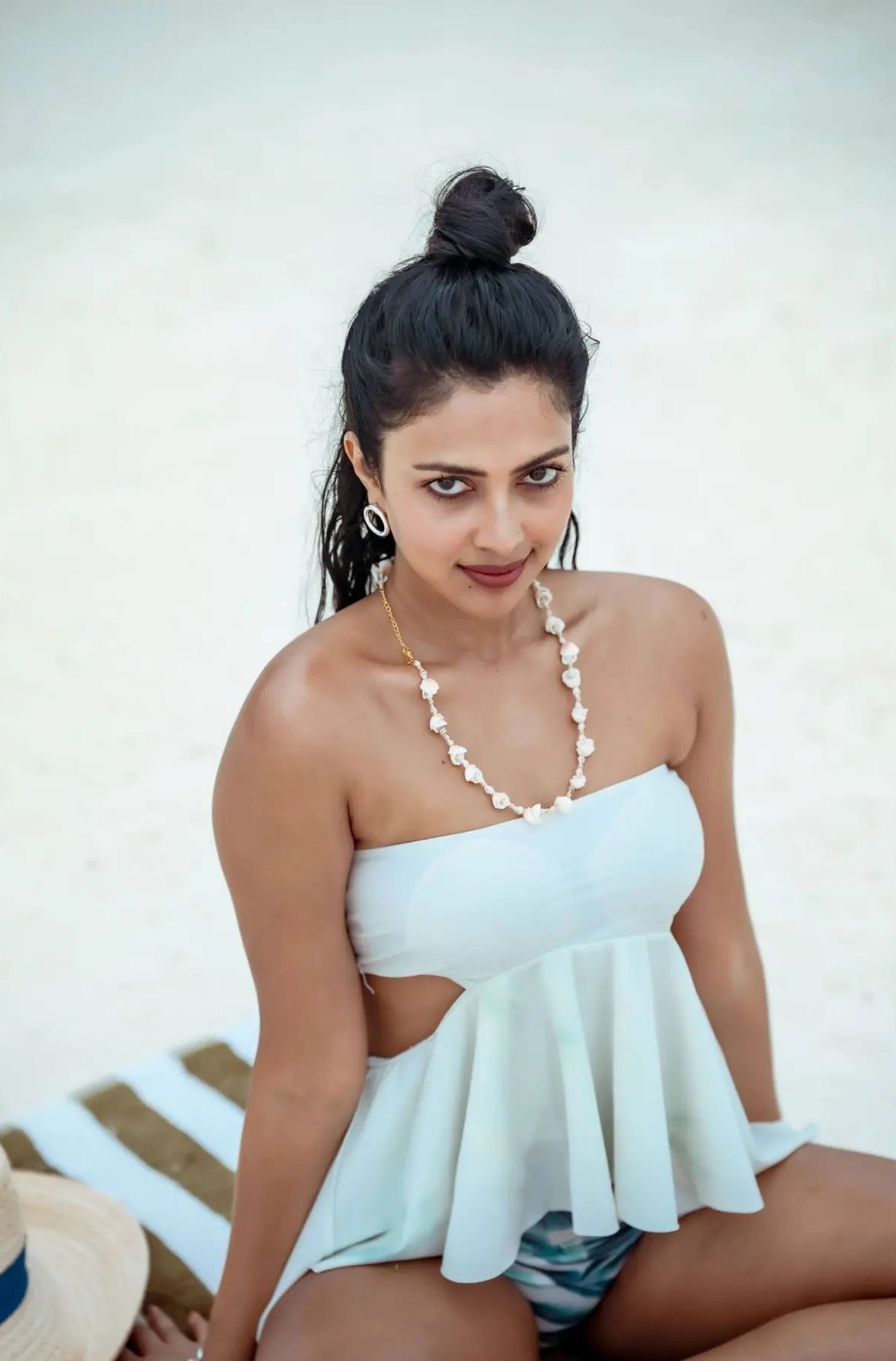 Amala Paul In Beach Photoshoot Kerala
