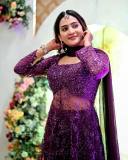 aditi-ravi-violet-party-wear-dress-photos-002