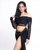 ahaana-krishna-in-black-Twisted-Drape-A-line-Skirt-fashion-glamour-outfit-photos-001