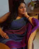 actress-anumol-in-multicolour-saree-photos