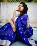 anupama-parameswaran-in-the-blue-saree-photos