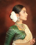 anupama-parameswaran-latest-photos-in-green-blouse-matching-saree