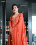 actress-anusree-in-orange-anarkali-churidar-photos-007