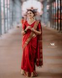 actress-anusree-in-red-pattu-saree-photos-001