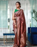 anusree-new-photos-in-pattu-saree-with-green-blouse-005