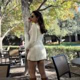 catherine-tresa-in-Womens-Long-Sleeve-round-Neck-Cable-Knit-Mini-Sweater-Bodycon-Dress-photos-003