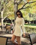 catherine-tresa-in-Womens-Long-Sleeve-round-Neck-Cable-Knit-Mini-Sweater-Bodycon-Dress-photos