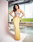 catherine-tresa-in-flower-sequin-corset-drape-dress-photos-005