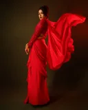 catherine-tresa-in-red-lehenga-saree-ready-to-wear-photos-002