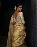 keerthy-suresh-in-golden-color-saree-with-makeup-look-photos-002