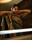 madonna-sebastian-in-green-pattu-saree-photos