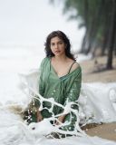 madonna-sebastian-in-olive-green-co-ord-set-photos-at-beach-side-005