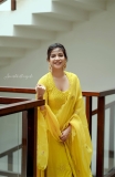 madonna-sebastian-new-photos-in-yellow-anarkali-churidar