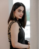 namitha-pramod-in-black-saree-with-sleeveless-heavy-work-blouse-photos-005