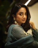 namitha-pramod-in-gray-v-neck-churidar-photos-002