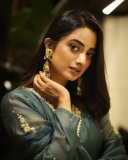 namitha-pramod-in-gray-v-neck-churidar-photos-005