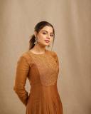 nikhila-vimal-in-choco-brown-kurta-photos