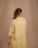 nikhila-vimal-in-light-lemon-yellow-colour-premium-kurti-dress-photos-002