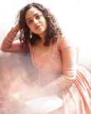 nithya-menon-in-peach-colour-dress-photos