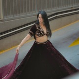 nyla-usha-in-Wine-Embroidered-Velvet-Lehenga-Set-photos-003