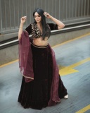 nyla-usha-in-Wine-Embroidered-Velvet-Lehenga-Set-photos-007