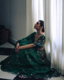 priya-varrier-in-green-wide-neck-lehenga-dress-photos4