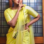 anupama parameswaran latest saree photos 001