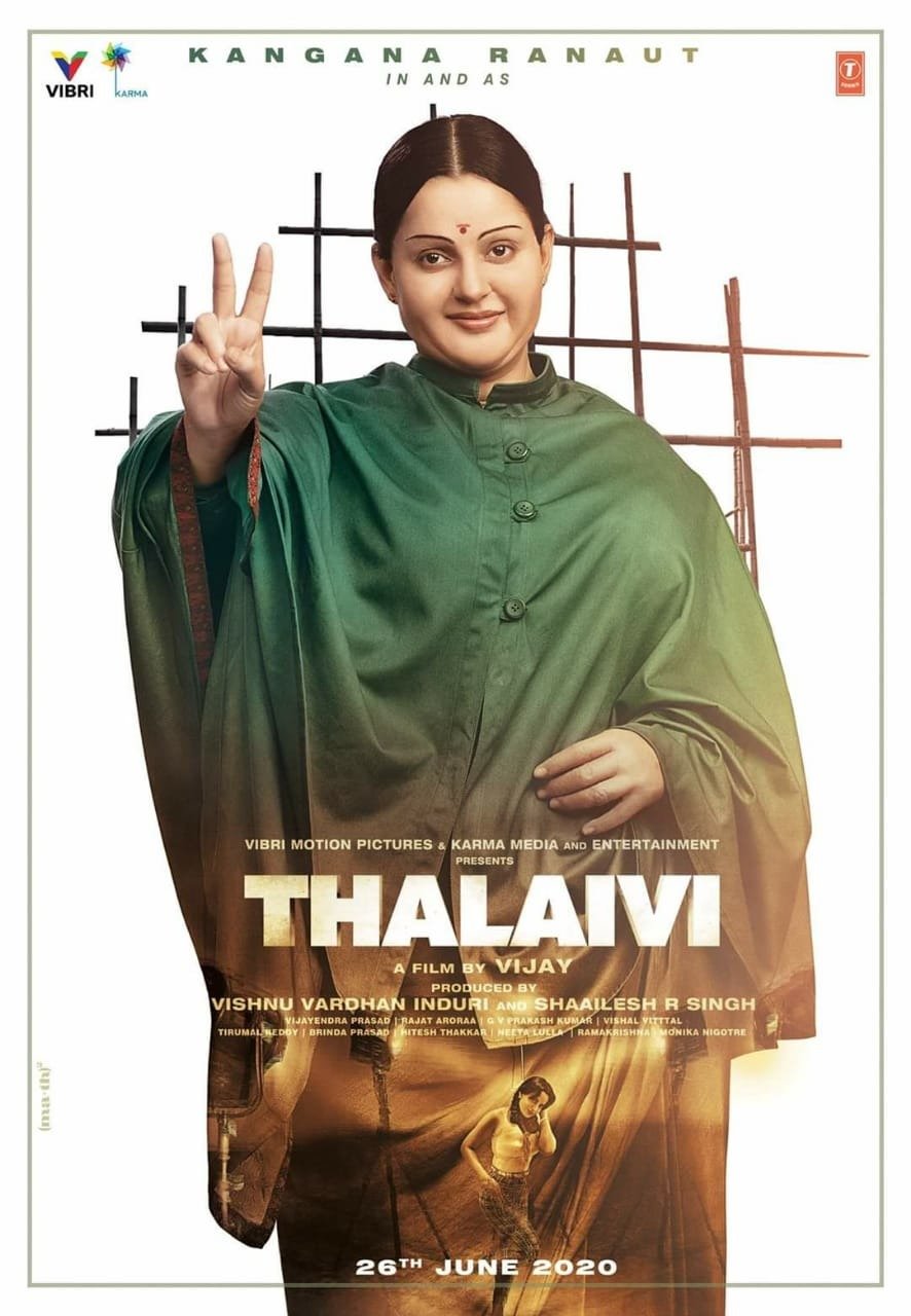 New Poster Of Thalaivi Has Released - Kerala9.com