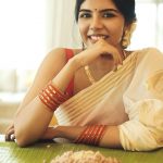 actress kalyani priyadarshan new onam kerala saree photos-005