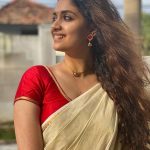 keerthi suresh kerala onam saree photos-002