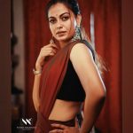 anusree new saree photos