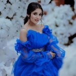 anikha surendran latest photoshoot in blue dress-002