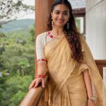 keerthi suresh latest saree photos without makeup