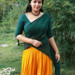 anu sithara new photos in half saree 0321