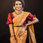 marina michael kurisingal new photoshoot in kerala saree