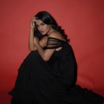 saniya iyappan new pics in black dress