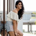 varalaxmi sarathkumar in denim shorts 001