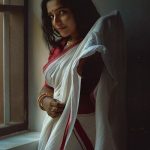 rajisha vijayan kerala traditional saree photos 006