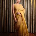 nazriya fahad new photos in yellow saree photos 004