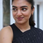 nazriya nazim latest photos in black colour saree