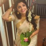 aparna balamurali latest photoshoot in onam saree 2021