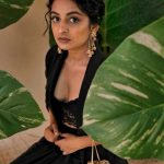 esther anil new photoshoot in black dress 2021 005