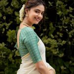 keerthy suresh latest onam 2021 photos in saree