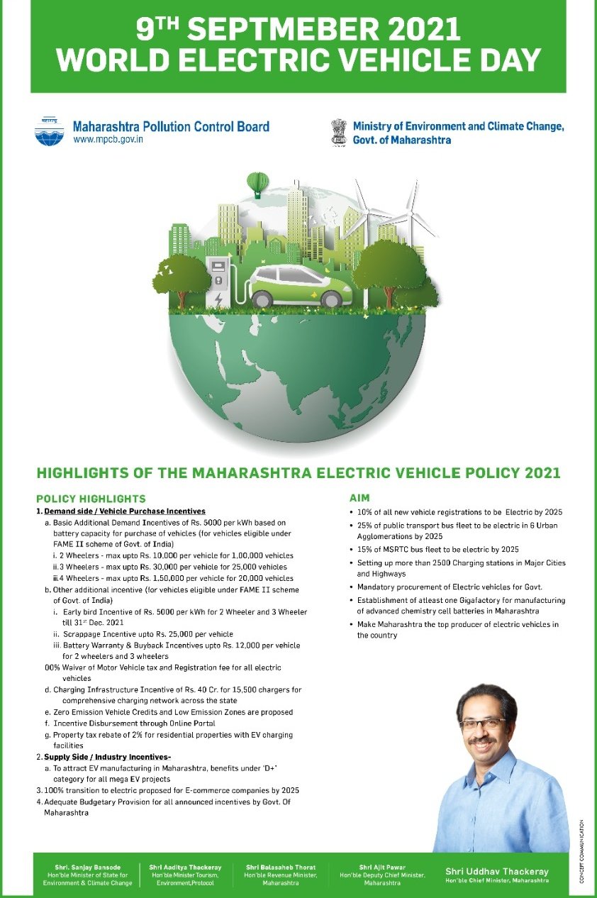 Maharashtra Electric Vehicle Policy Will Be Implemented From Today