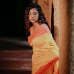 madonna sebastian new photos in saree 061 006