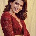 samantha new photoshoot in red dress 001