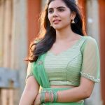 kalyani priyadarshan new photos light green dress