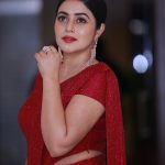 shamna kasim latest photos in red saree 201 016